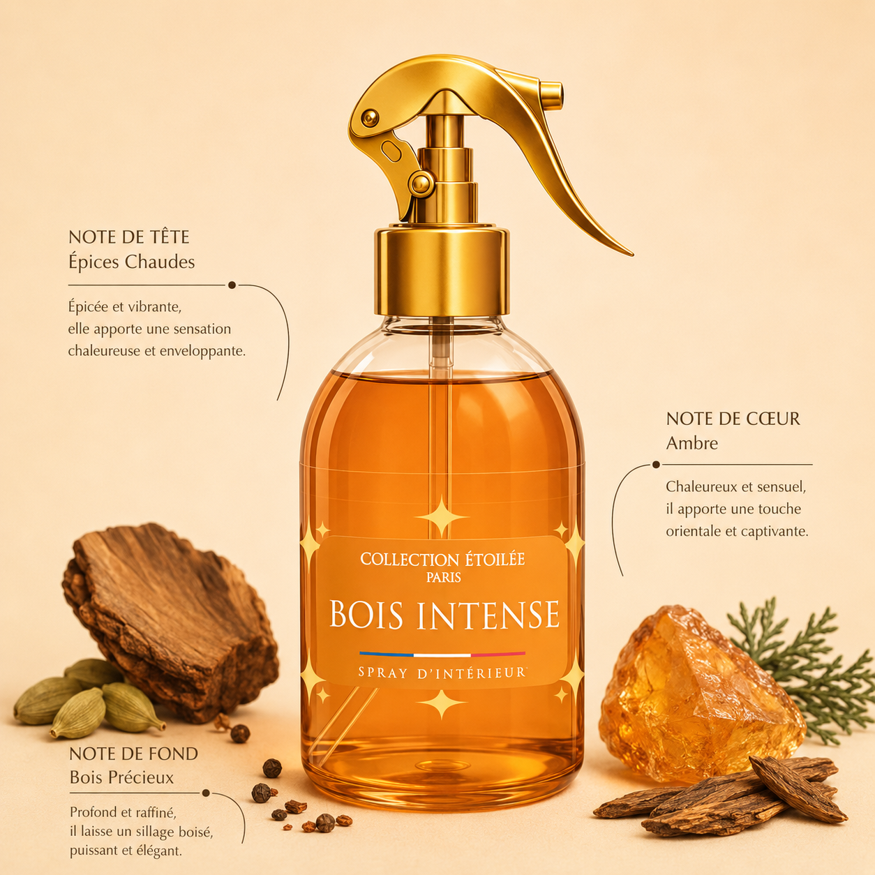 Bois Intense - Spray D’intérieur Collection Étoilée 250ml