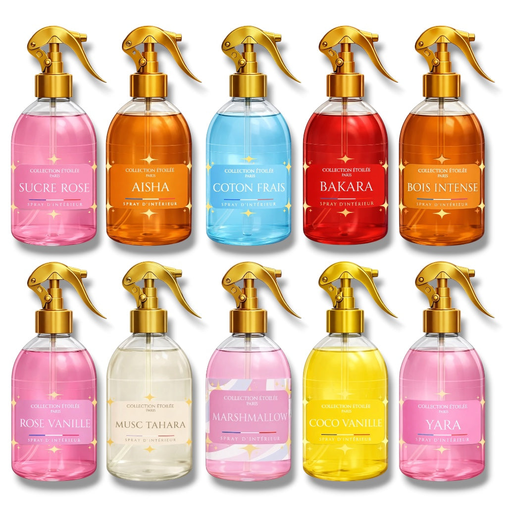 PACK 10 SPRAYS - COLLECTION ÉTOILÉE