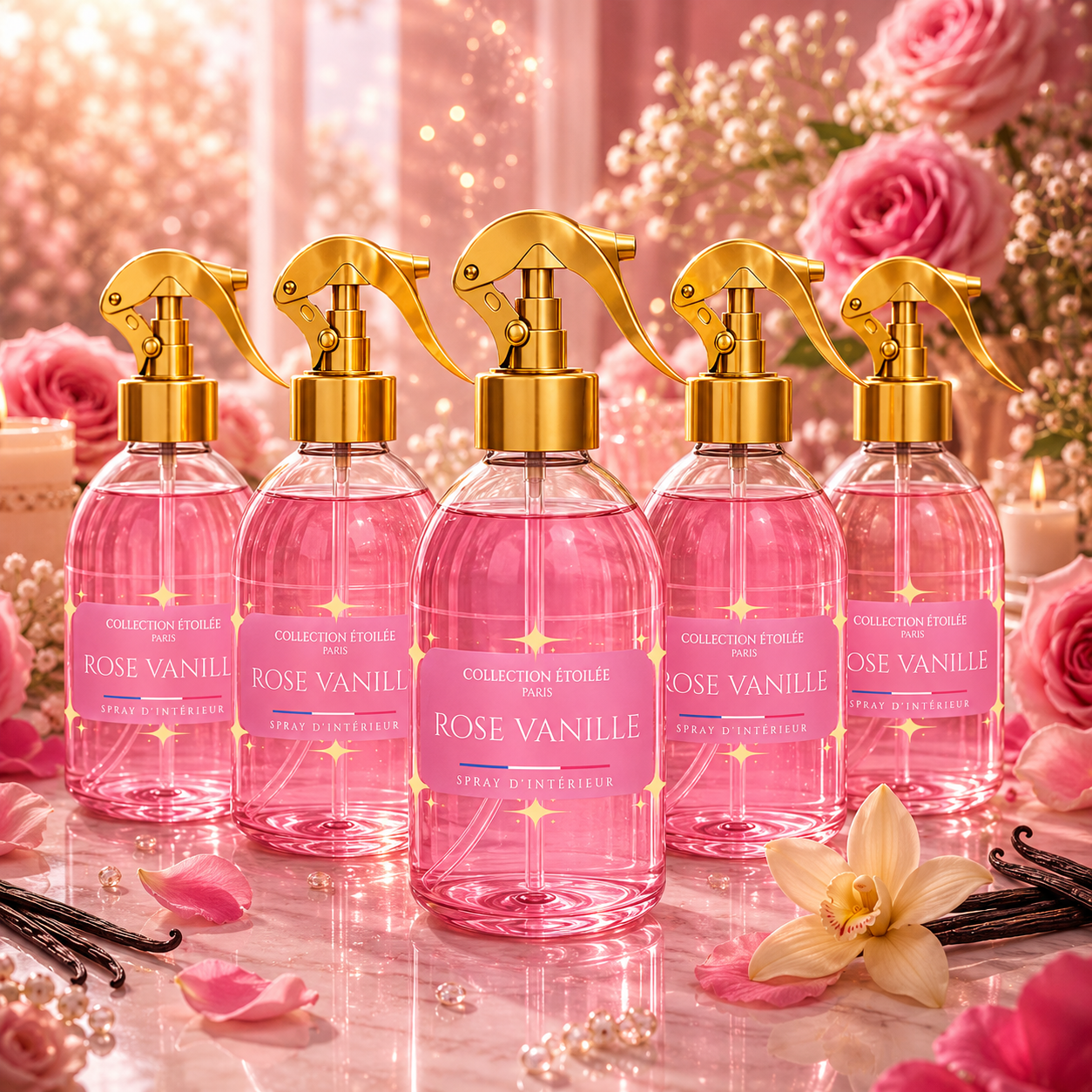 LOT DE 5 SPRAYS - COLLECTION ÉTOILÉE