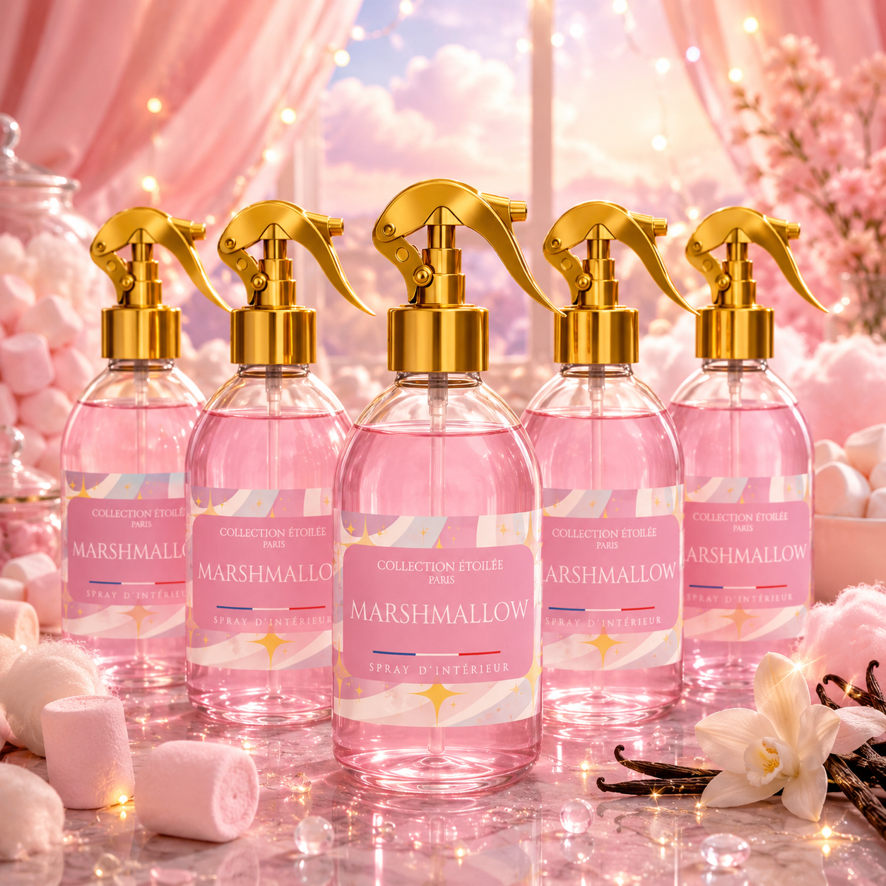 LOT DE 5 SPRAYS - COLLECTION ÉTOILÉE