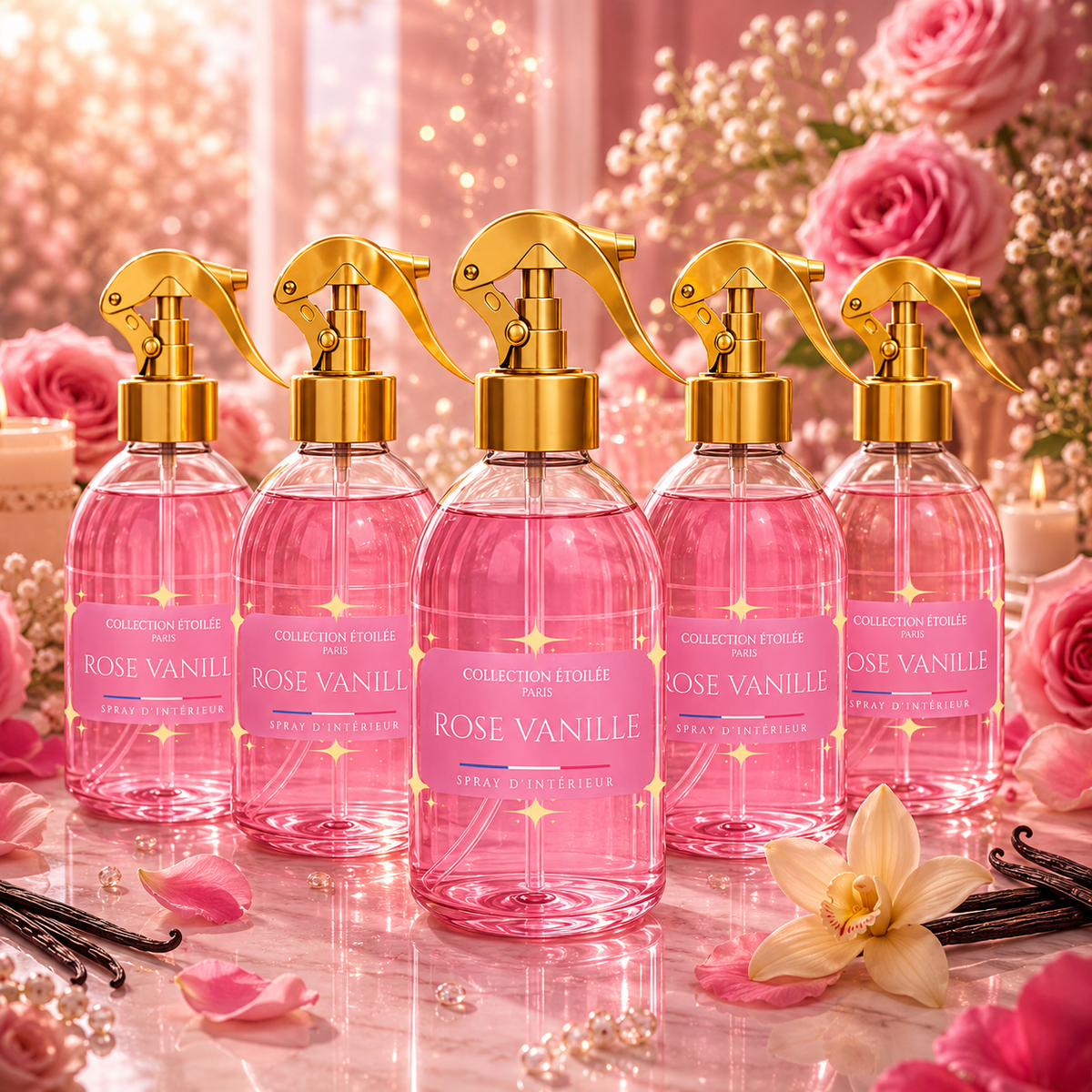 LOT DE 5 SPRAYS - COLLECTION ÉTOILÉE
