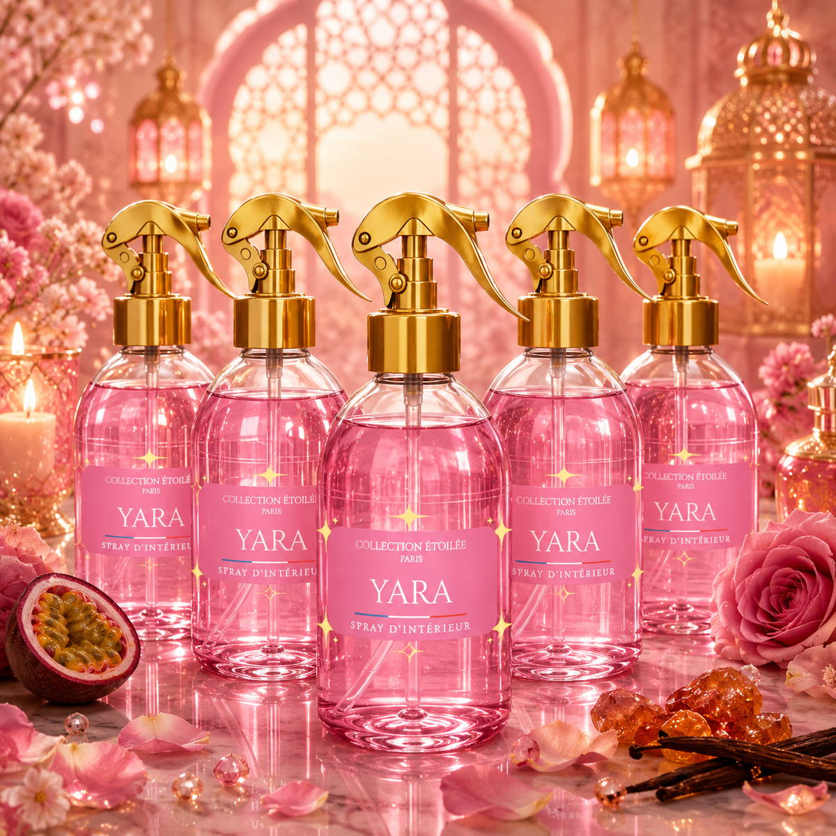 LOT DE 5 SPRAYS - COLLECTION ÉTOILÉE