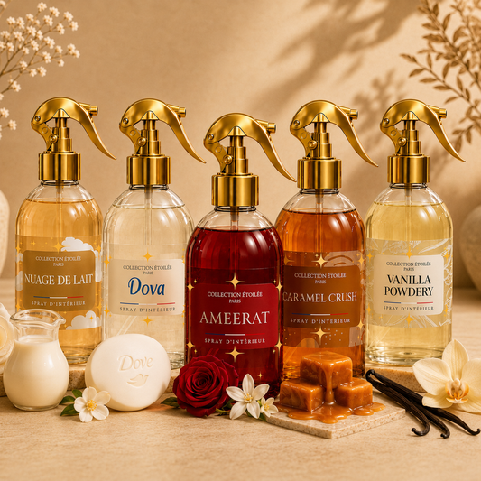 LOT DE 5 SPRAYS - COLLECTION ÉTOILÉE