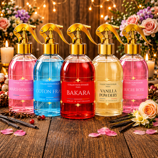LOT DE 5 SPRAYS - COLLECTION ÉTOILÉE