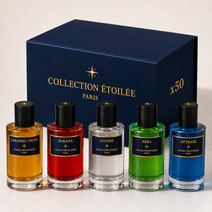 LOT DE 50 PARFUMS - COLLECTION ÉTOILÉE