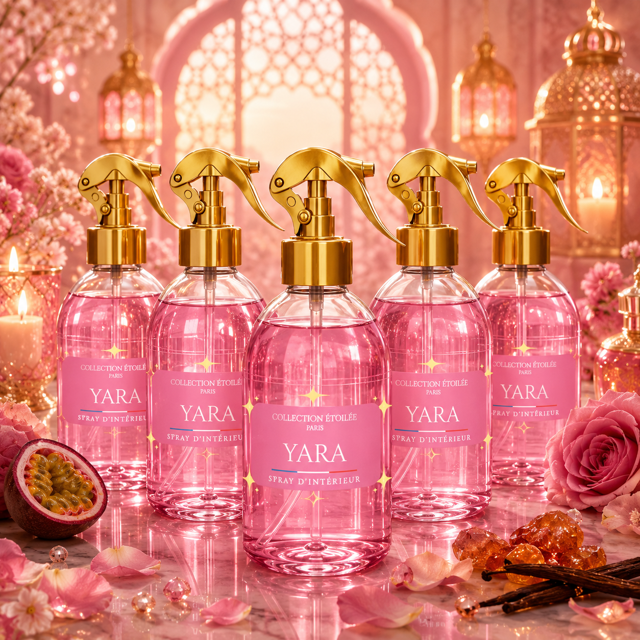 LOT DE 5 SPRAYS - COLLECTION ÉTOILÉE