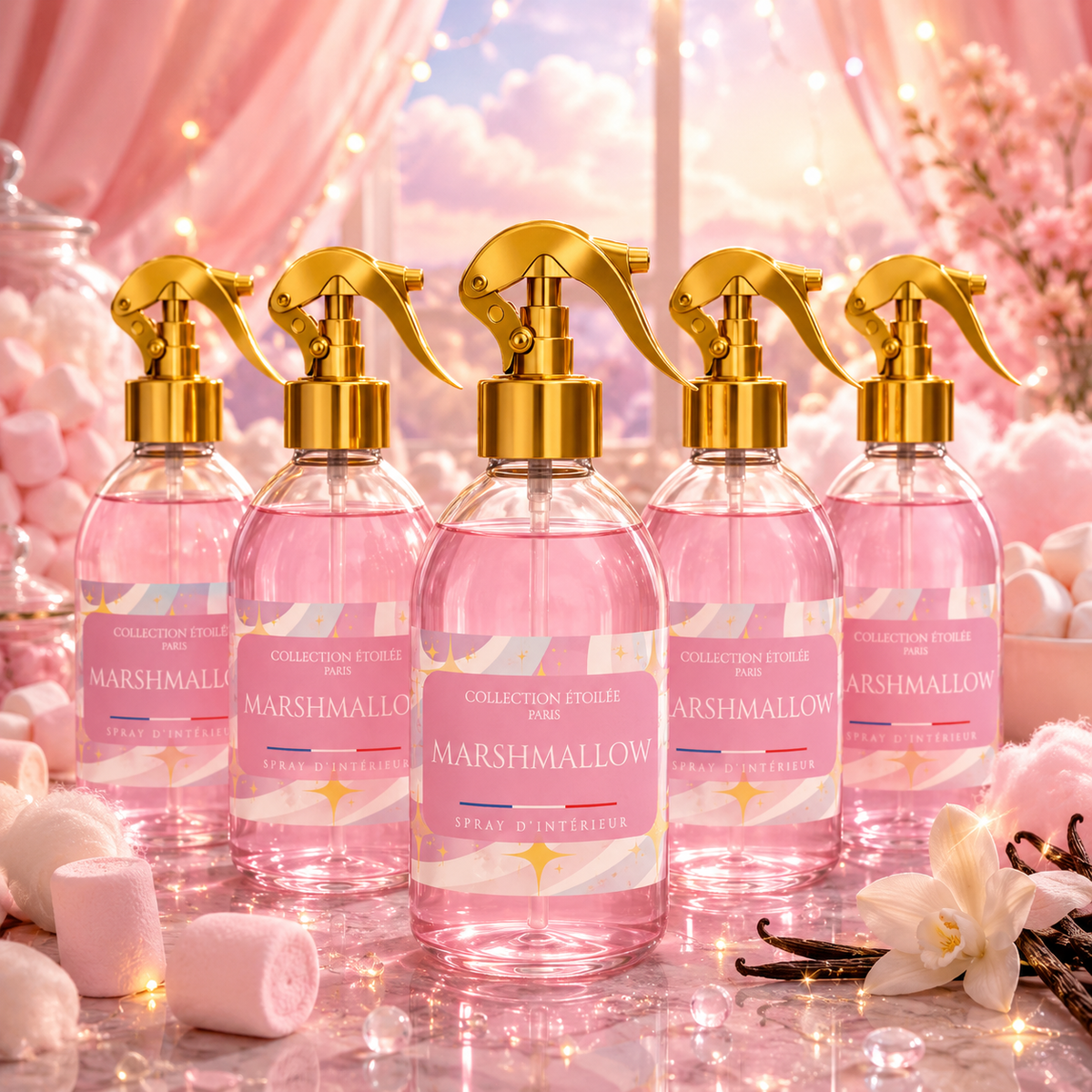 LOT DE 5 SPRAYS - COLLECTION ÉTOILÉE