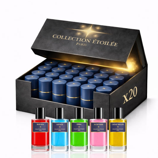 LOT DE 20 PARFUMS - COLLECTION ÉTOILÉE