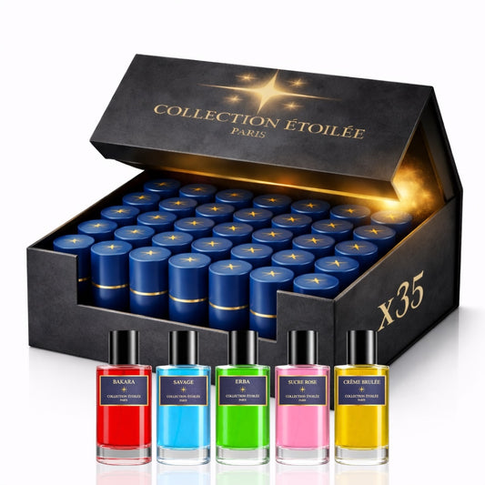 LOT DE 35 PARFUMS - COLLECTION ÉTOILÉE