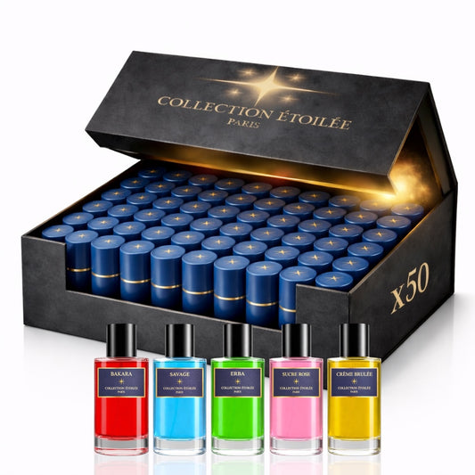 LOT DE 50 PARFUMS - COLLECTION ÉTOILÉE