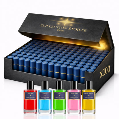 LOT DE 100 PARFUMS - COLLECTION ÉTOILÉE
