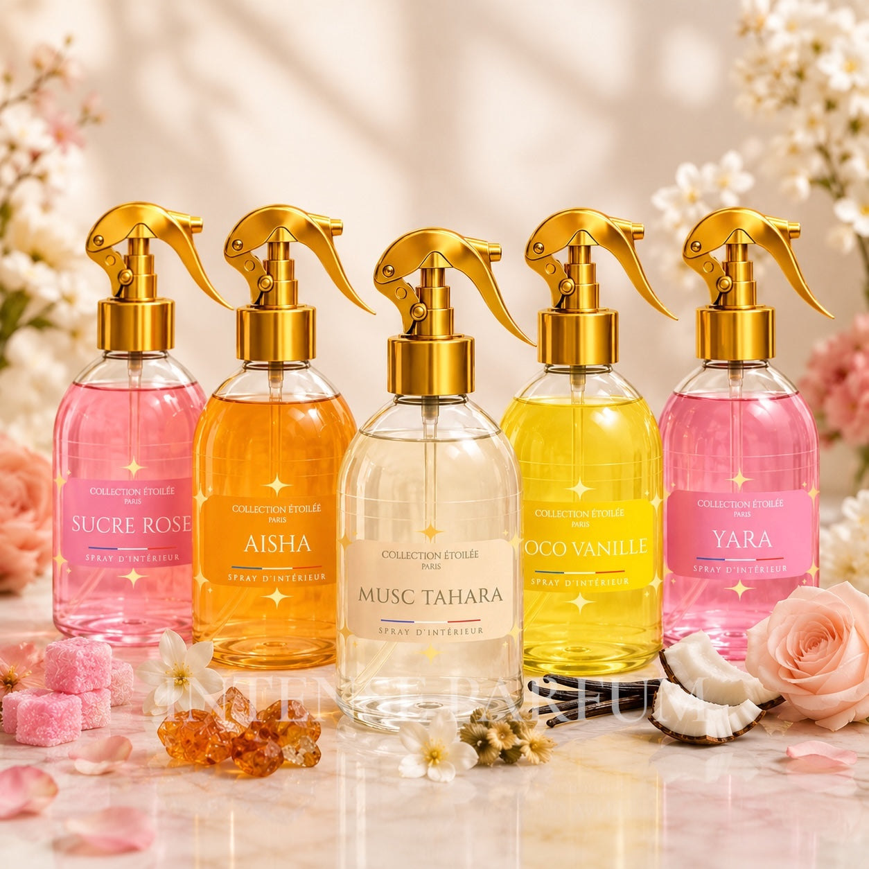 LOT DE 5 SPRAYS - COLLECTION ÉTOILÉE