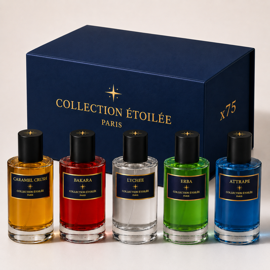 LOT DE 75 PARFUMS - COLLECTION ÉTOILÉE