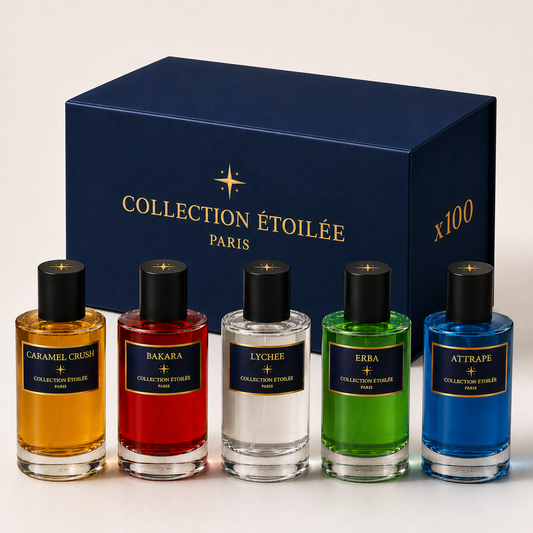 LOT DE 100 PARFUMS - COLLECTION ÉTOILÉE