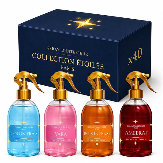 LOT DE 40 SPRAYS - COLLECTION ÉTOILÉE