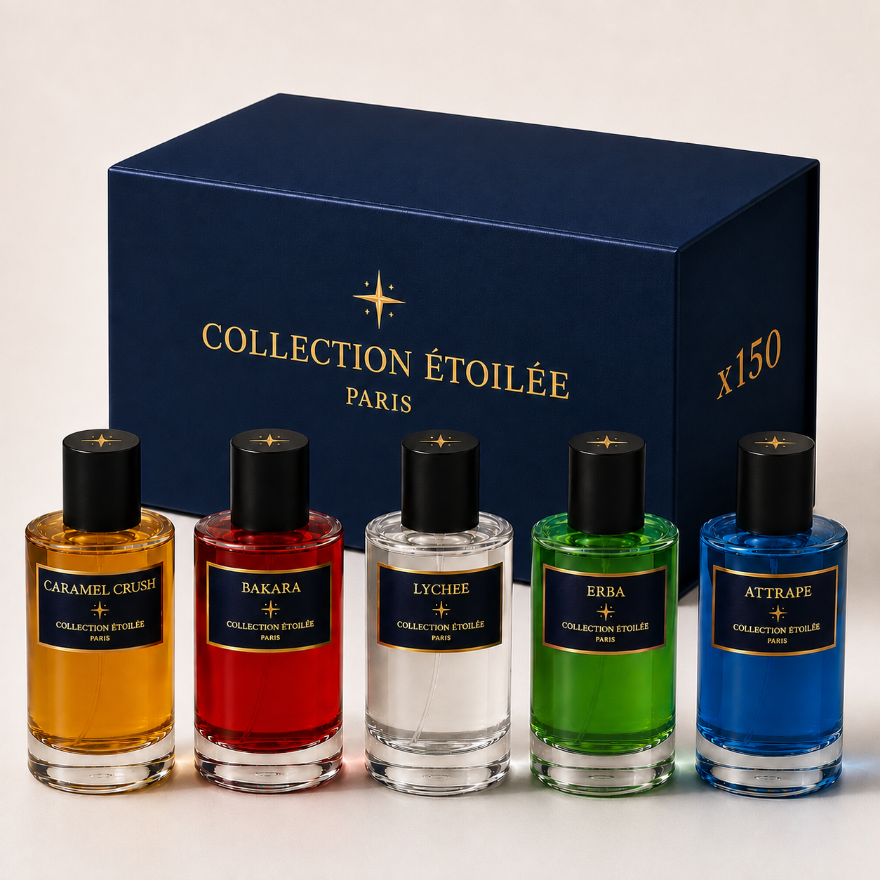 LOT DE 150 PARFUMS - COLLECTION ÉTOILÉE