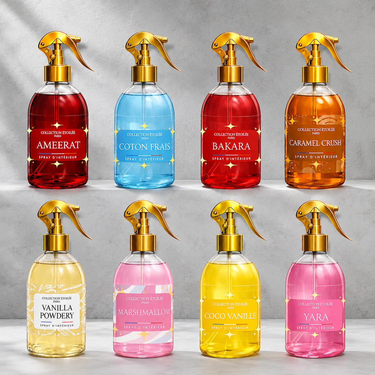 PACK 8 SPRAYS - COLLECTION ÉTOILÉE